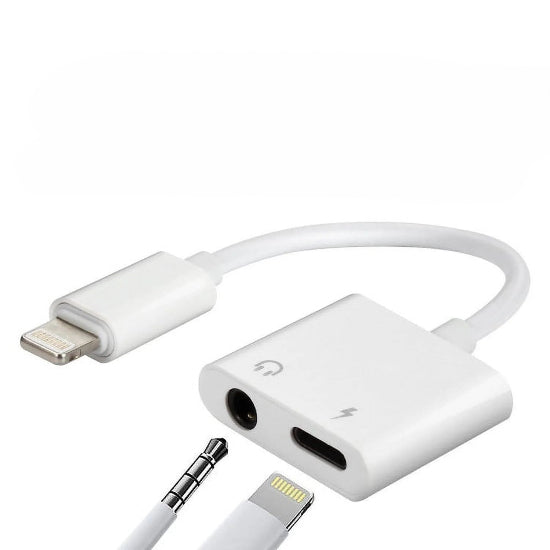 Dual Lightning Audio and Charge Adaptor