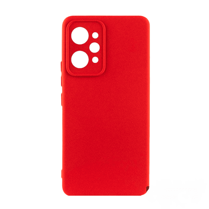 Premium Soft Silicone Case for Redmi 12 Red 