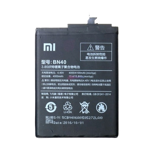 Replacement Battery For Xiaomi BN40 Redmi 4 Prime