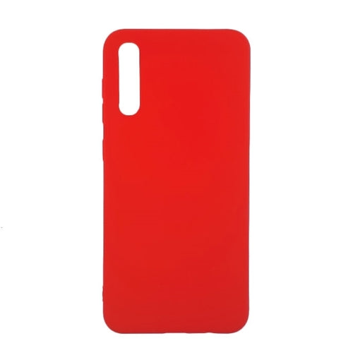 Premium Hard Silicone Case for Sam A50 Red 