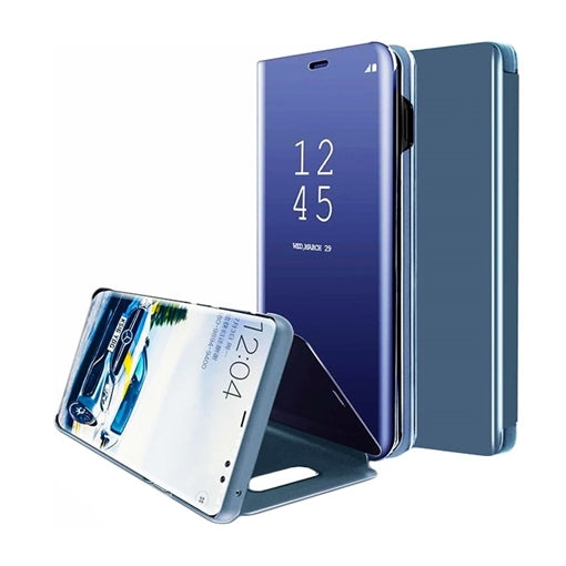 OEM CLEAR VIEW STAND BOOK COVER FOR HUAWEI Y6 2019 - BLUE