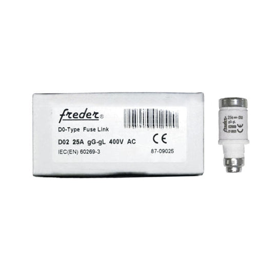 Cartridges NEOZED DO2 E18 25A 87-09025 gG-gL 400V AC 1Pcs 87-09025