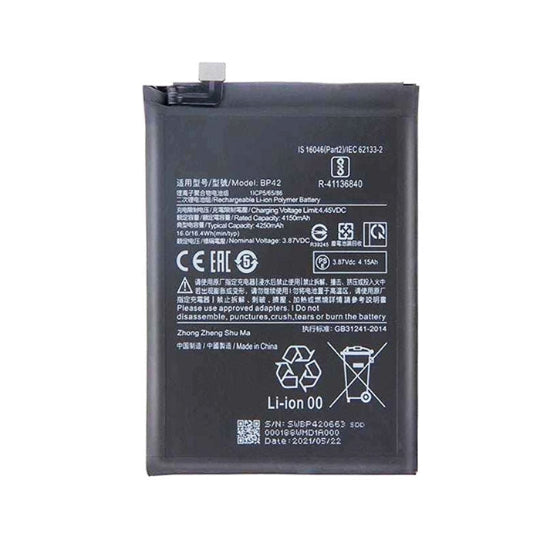 BP42 Battery 4250mAh For Mi 11 Lite / Mi 11 Lite 5G / Mi 11 Lite NE 5G