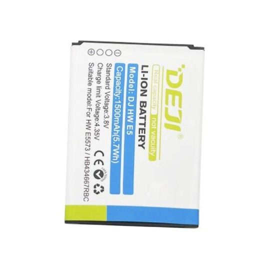 DEJI HB434666RBC Compatible Replacement Battery for Huawei ROUTER (E5573, E5573S, E5573S-32, E5573S-320, E5573S-606) - 1500mAh