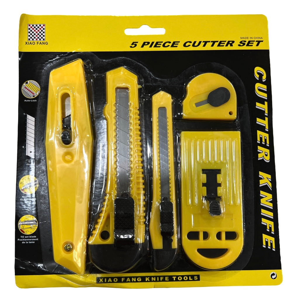 Xiao Fang Knife Tools Cutter Knife 5 Piece Cutter Set