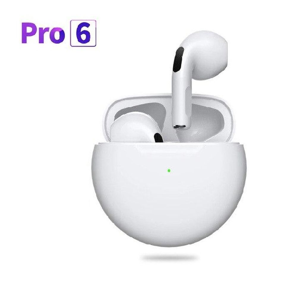 Mini Air Pro 6 TWS Wireless Headphones Bluetooth White