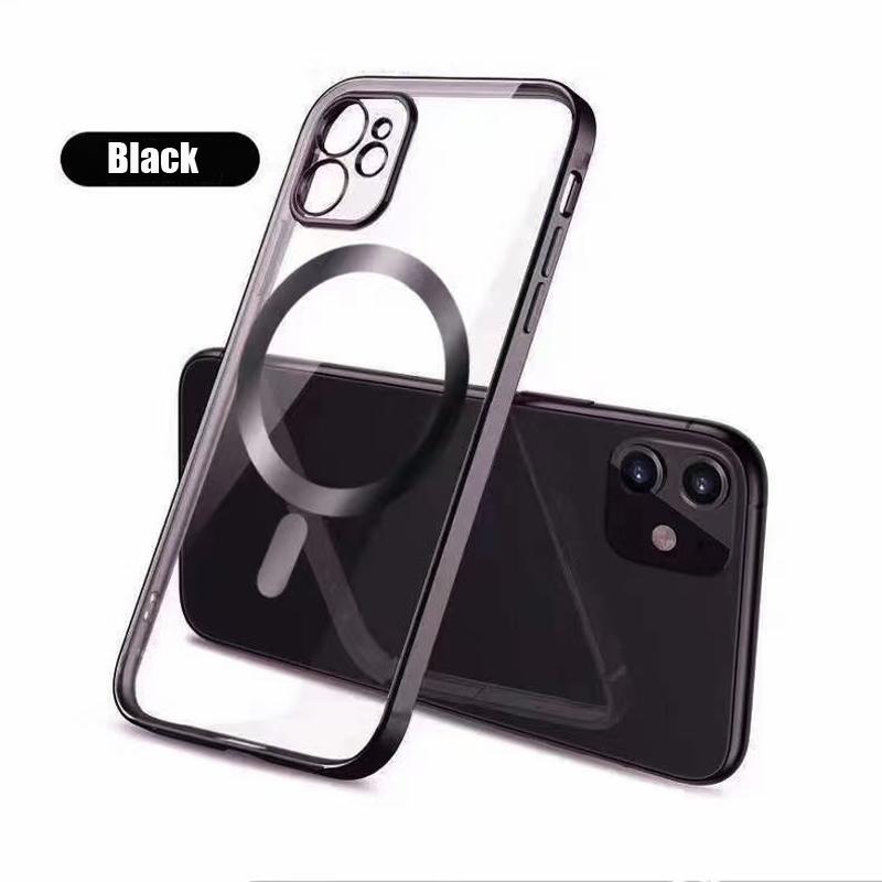 Premium Electroplating Frame Cover for iPhone 12 Black 