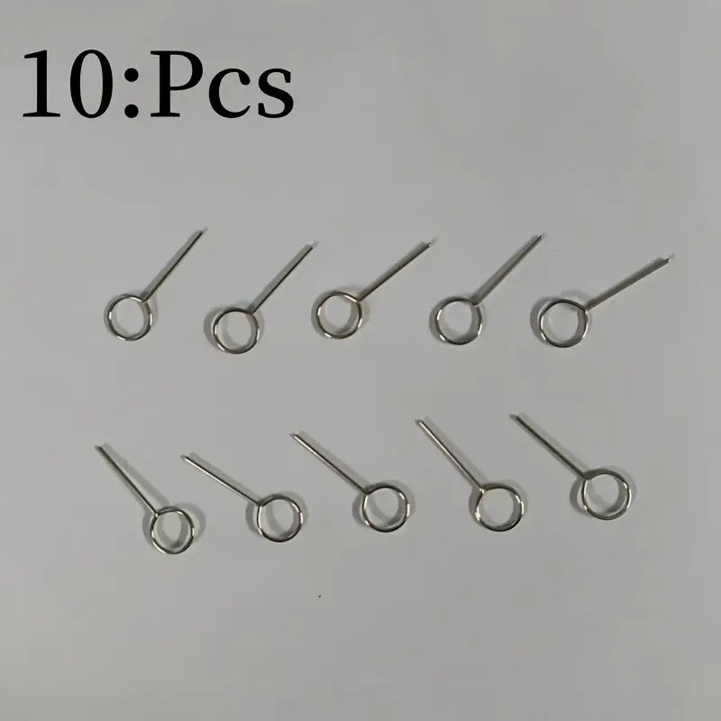 Removal Pins And A Tray Pendant To Prevent Loss With A Keychain Ring For And A Tool Pin For Ejecting 10 Pcs