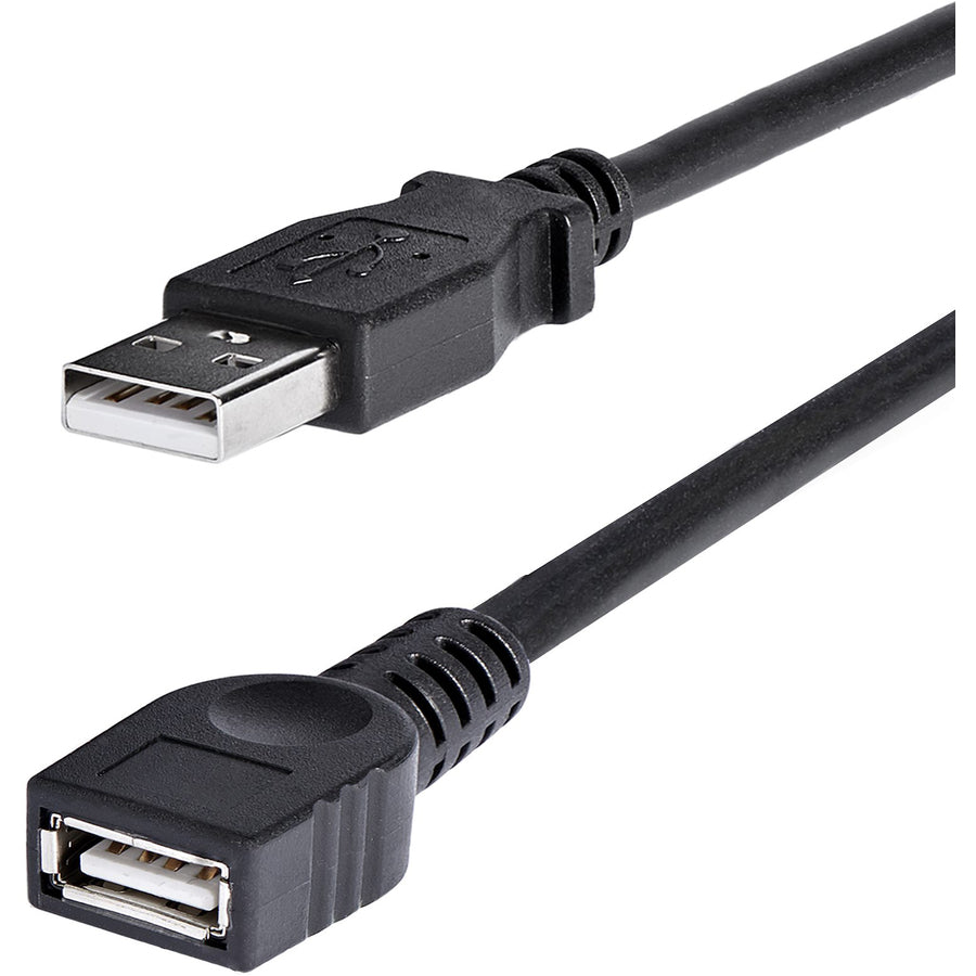 USB 2.0 A Male to A Female Extension Cable - Black | USB Extension Cables and Devices | USB Cables, Adapters, and Hubs | USB and PC (3m)