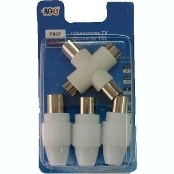 Coaxial male/female Connector 4pcs 