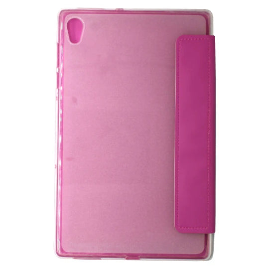 Tri-fold Flip Cover Book Case for Lenovo Tab M10 HD 10.1" TB-X505L / TB-X505X / TB-X505F (Pink)