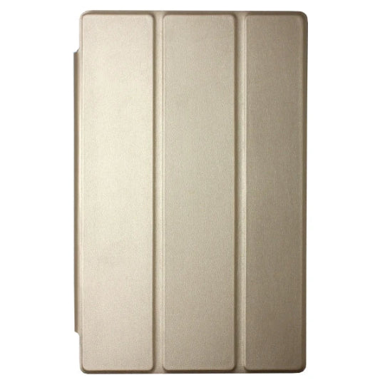 Tri-fold Flip Cover Book Case for Lenovo Tab M10 HD 10.1" TB-X505L / TB-X505X / TB-X505F (Gold)