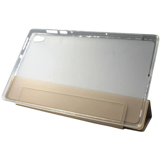 Tri-fold Flip Cover Book Case for Lenovo Tab M10 HD 10.1" TB-X505L / TB-X505X / TB-X505F (Gold)