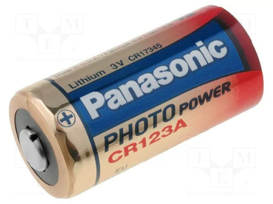 Panasonic CR123 CR123A CR17345 3V LITHIUM Photo Batteries 1 Pcs