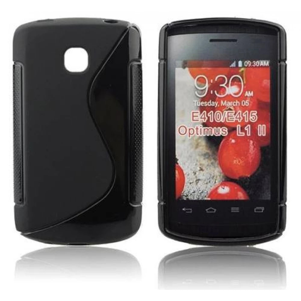 Silicone Cover For LG L70 / D325 Black