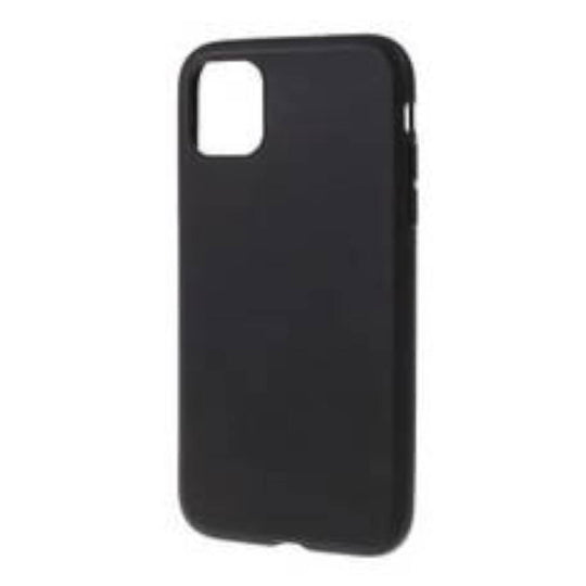 Silicone Back Cover Case For iPhone 11 (Black)