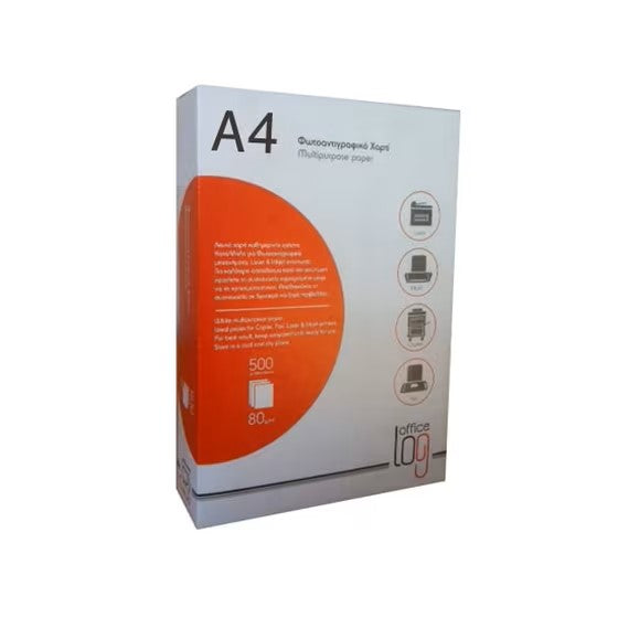 Office Log 80gr/m²  Multipurpose Paper A4 500 sheets 210x297mm