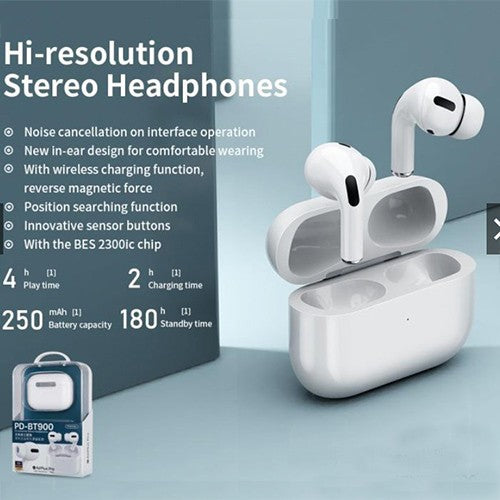 Wireless Bluetooth headphones Proda PD-BT900 White