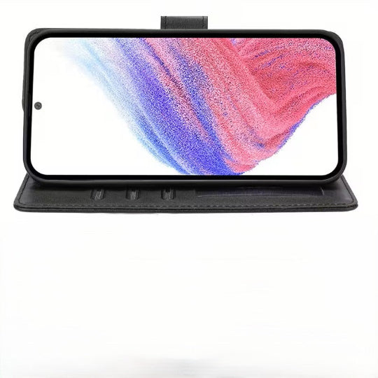 Cookover Flip Book Cover Case For Oppo Reno 14 Pro Book Stand Wallet (Black)