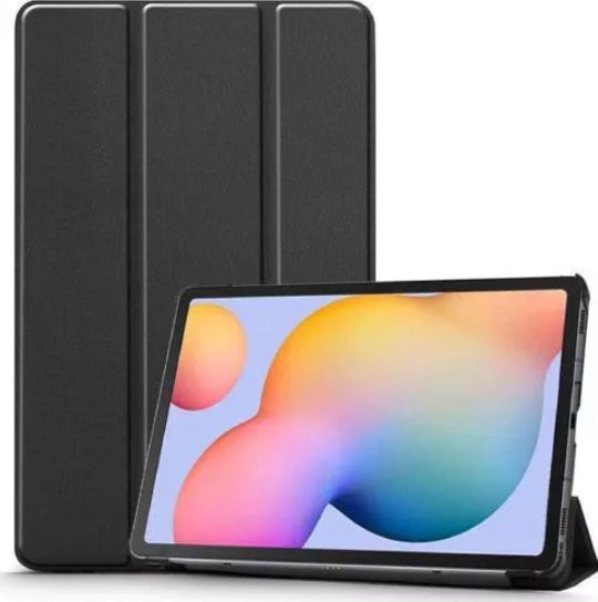 Slim Light Hard Shell Tri-fold Flip Cover Stand Case For Redmi Pad Pro 5G / Redmi Pad Pro / Xiaomi Poco Pad 5G / 7s Gen 2 5G 12.1" (Black)
