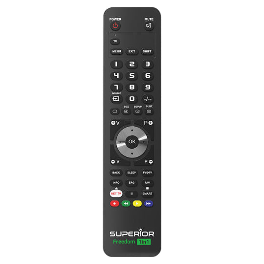 Superior Electronics Universal Remote Control Superior Freedom Usb for Televisions and Digital Receivers