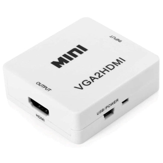 Andowl VGA to HDMI CONVERTER Full HD 1080P Video Audio Converter QY-V05