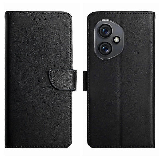 Siipro Flip Book Cover Case For Huawei Honor 400 Book Stand Wallet (Black)