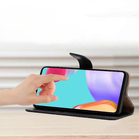 Siipro Flip Book Cover Case For Huawei Honor 400 Book Stand Wallet (Black)