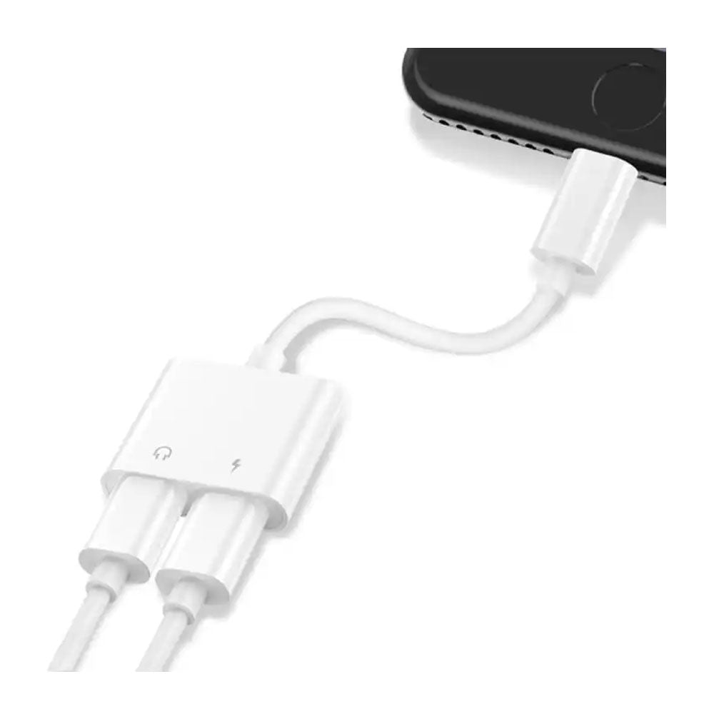 Dual Lightning Audio and Charge Adaptor