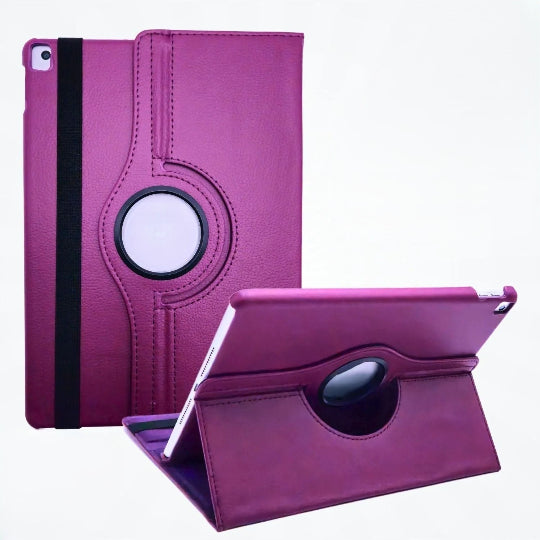 Smart Book Case 360° Rotation for iPad 10.2" 9th Gen, (2021) 8th Gen, (2020) 7th Gen, (2019) / iPad Air 3 (10.5") iPad Pro 10.5) 3th Gen, (Purple)