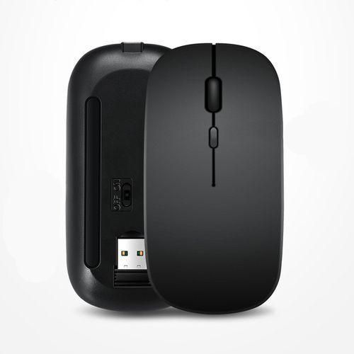 Rechargeable Wireless Mouse | USB Rechargeable Optical Mouse 2.4G (Black)