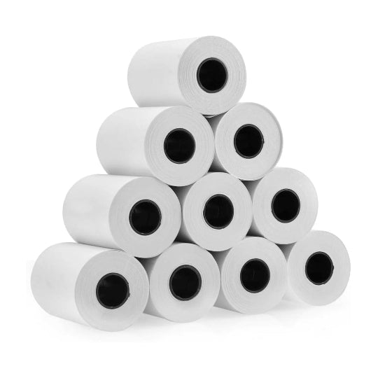 A&G Thermal Paper Roll & Thermal Receipt Paper Roll POS 57x40mm 15m 48gsm - 10pcs