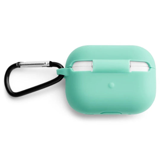 Soft Silicone Case with Clip Hook Silicone Case for Apple AirPods Pro 3 (Turquoise)