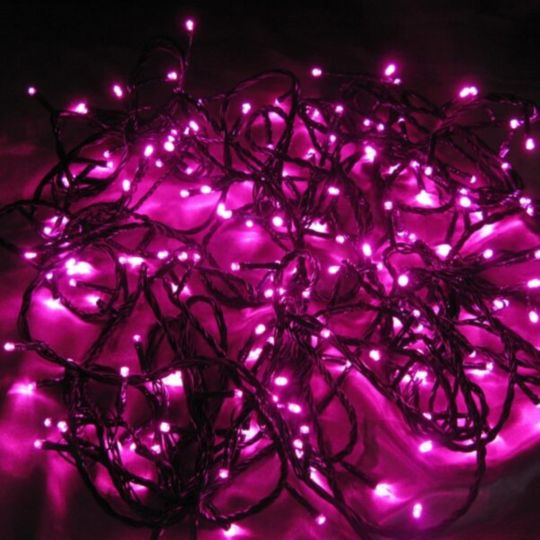 Christmas Led Light 300 LED Green Wire 30M Cabel String Lights (Rose)
