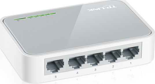 TP-LINK TL-SF1005D v12 Unmanaged L2 Switch with 5 Ethernet Ports-10/100Mbps