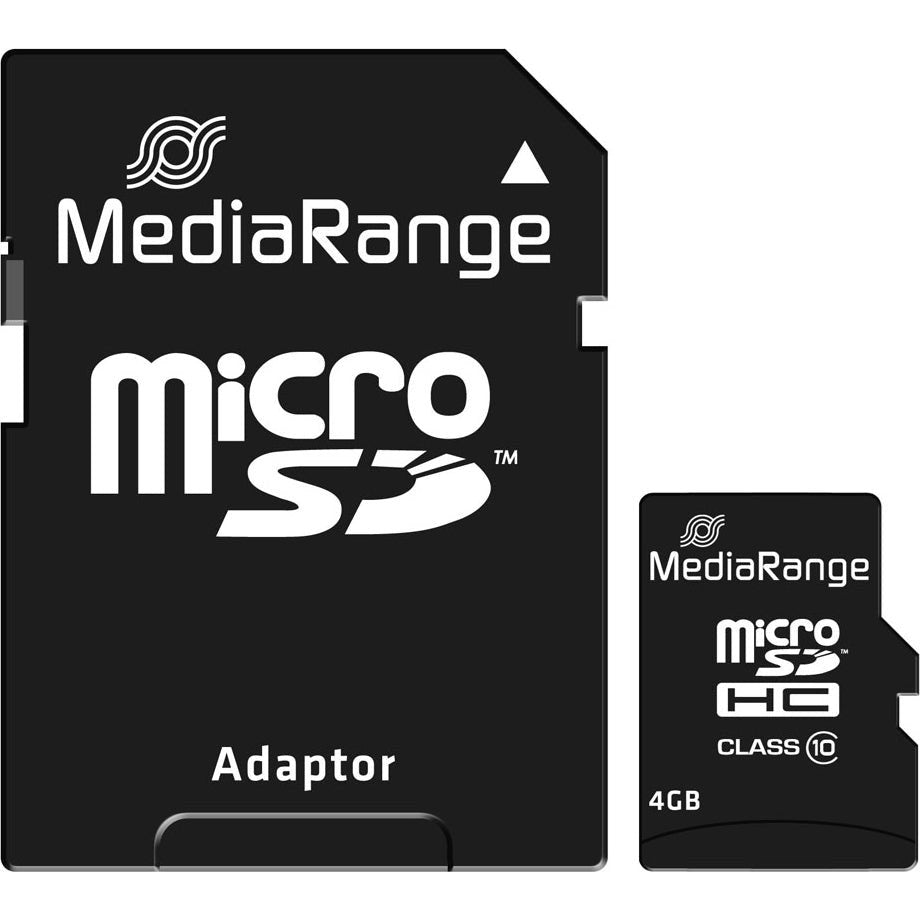 MediaRange SDHC Memory Card 4GB Class 10 