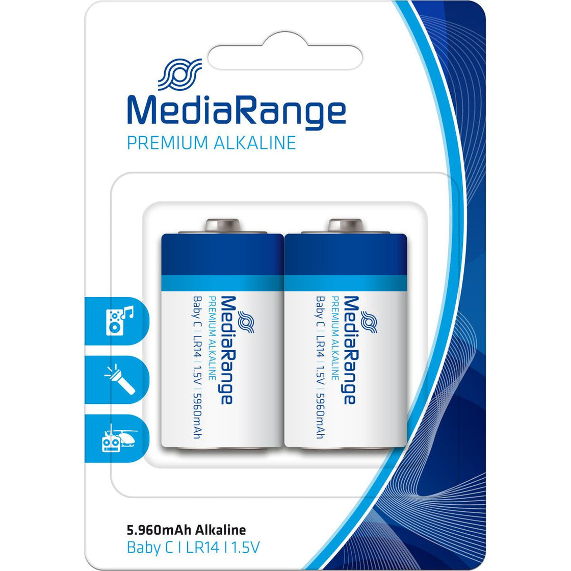 MediaRange Premium Alkaline Baby C | LR14 | 1.5V