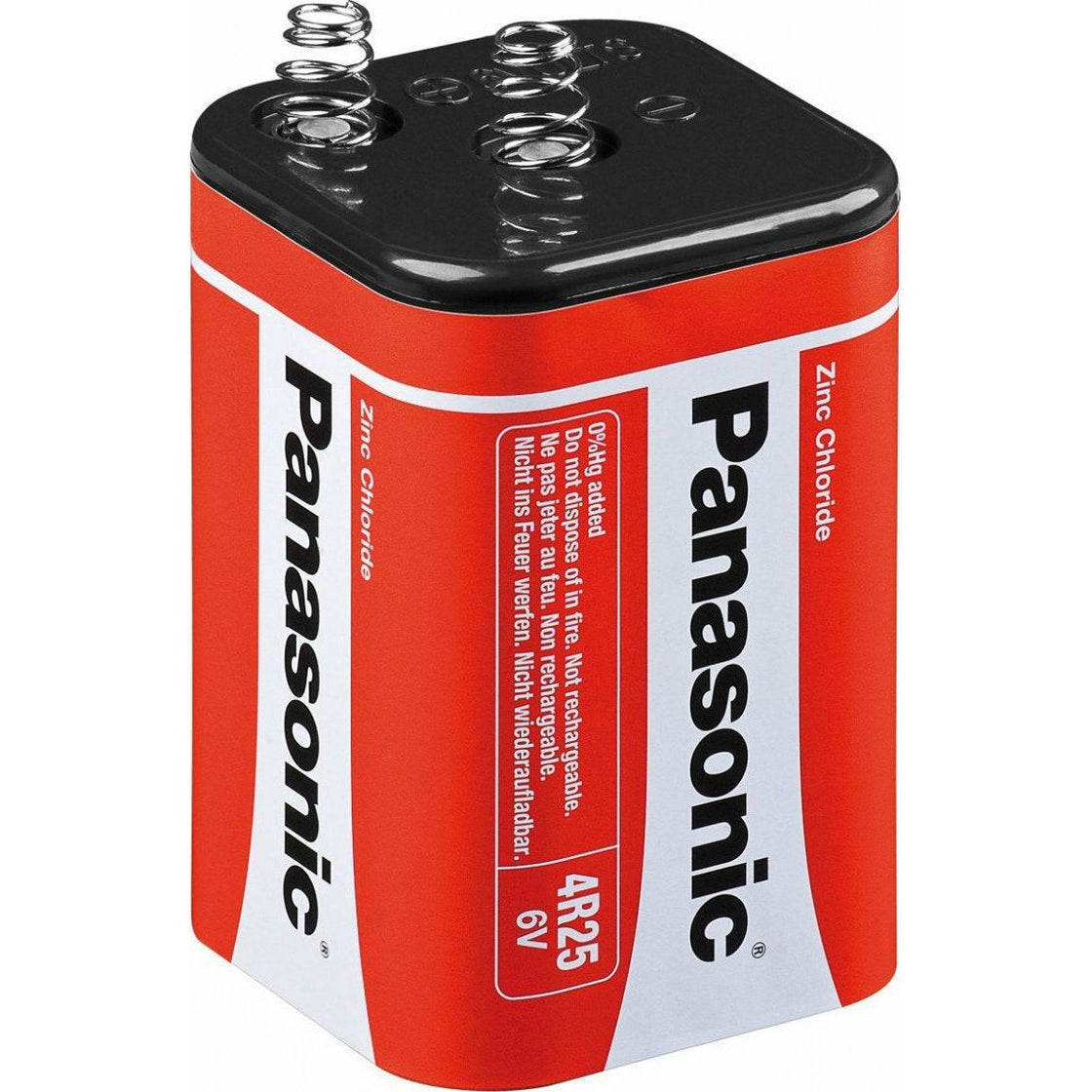 Panasonic Zinc 4R25 Battery 6V