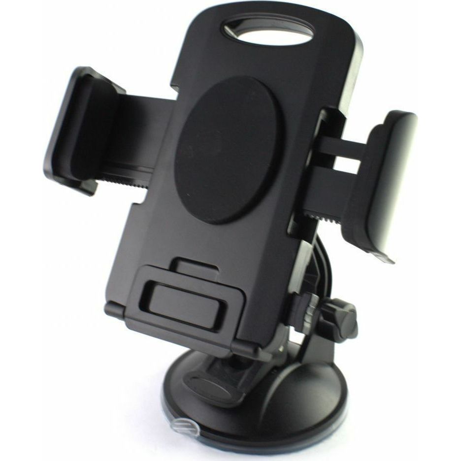 Car Mount for Phone and Tablet with Adjustable Hooks Black