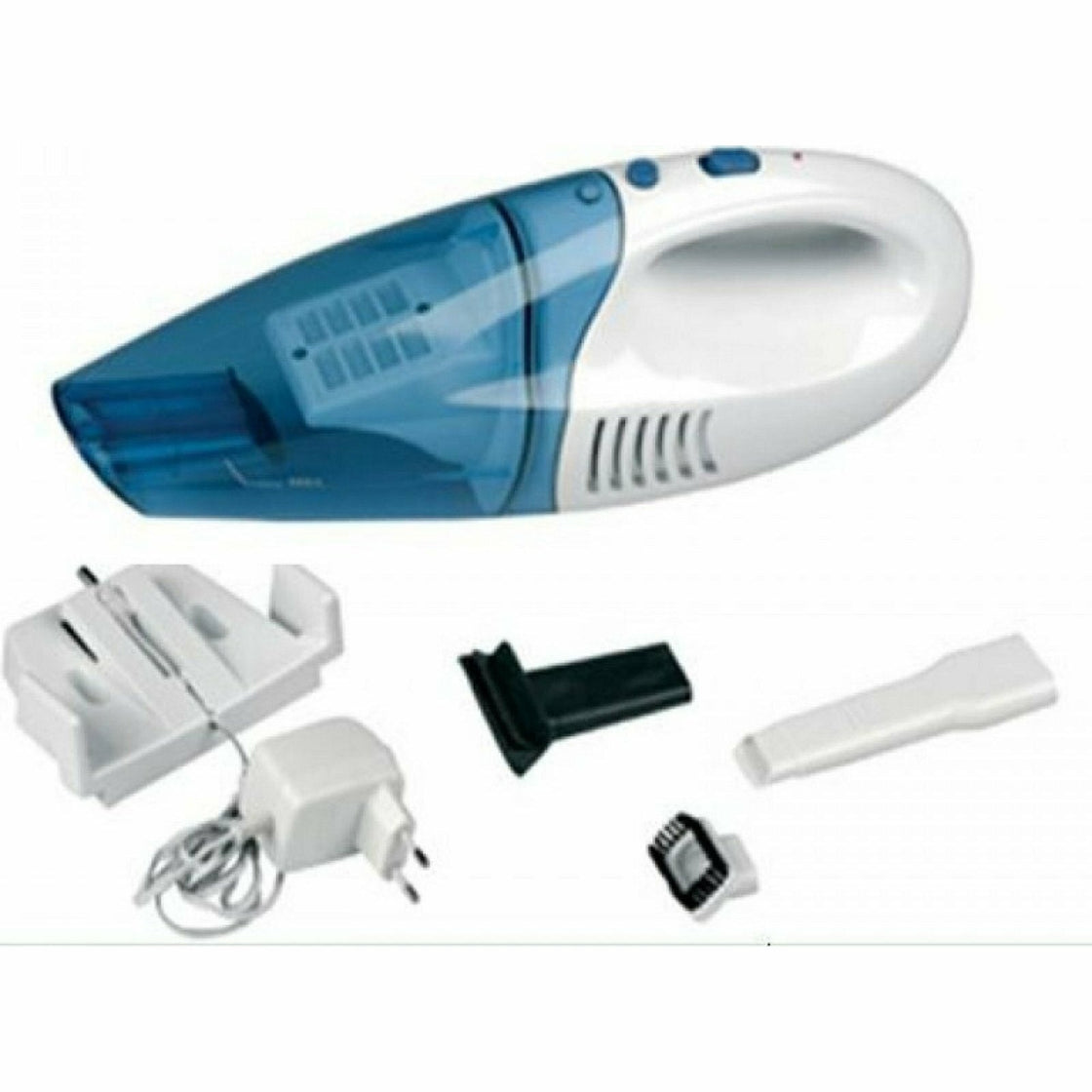 Silver Rechargeable Handheld Vacuum 7.2V Blue 