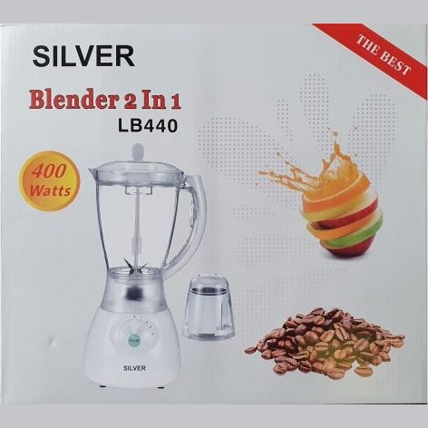 Blender 2 in 1 Silver LB440 