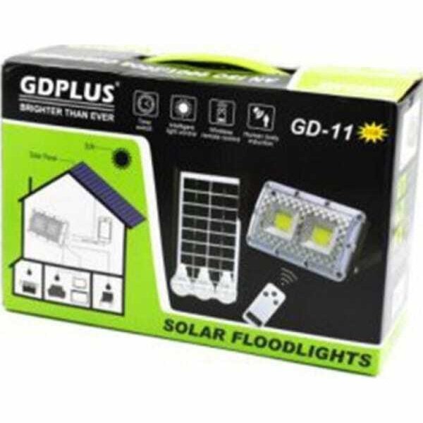 GDPLUS Autonomous Solar Lighting System Gdplus GD-11 with Charger , Remote Control & Light System 