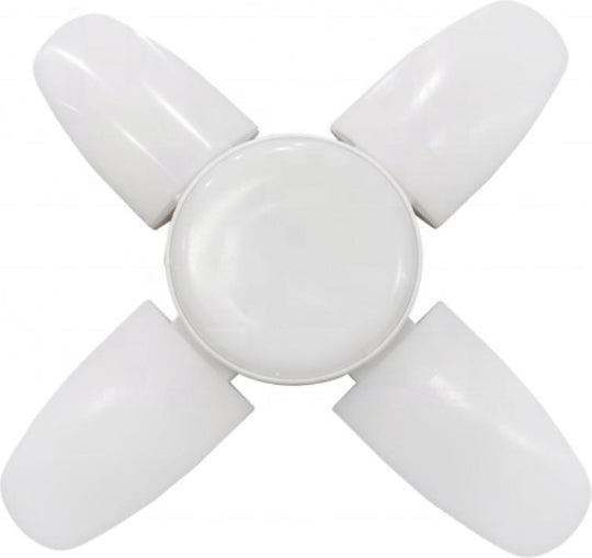 Mini Fan Blade Led Bulb E27 Lamp Holder 28W
