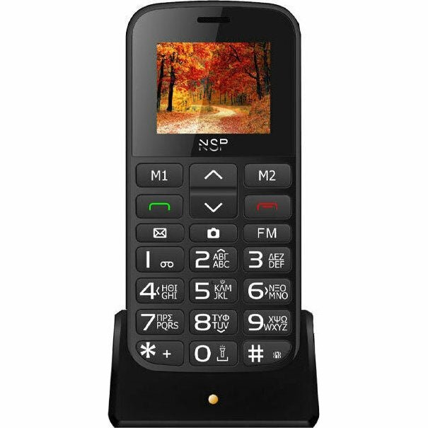 NSP 2000DS Dual SIM Mobile Phone with Big Buttons - Black 