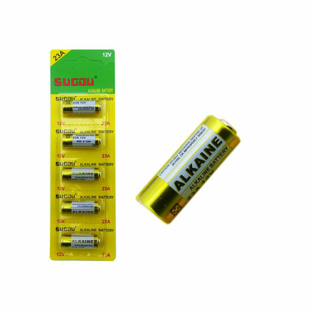 5 Pack Alkaline Batteries A23 SUGDU 12V 