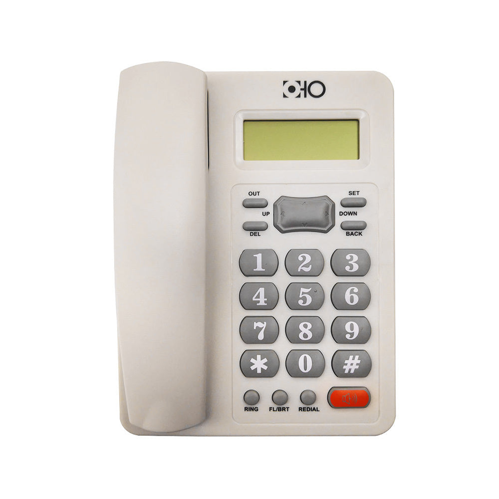 OHO-085CID Office Corded Phone White 