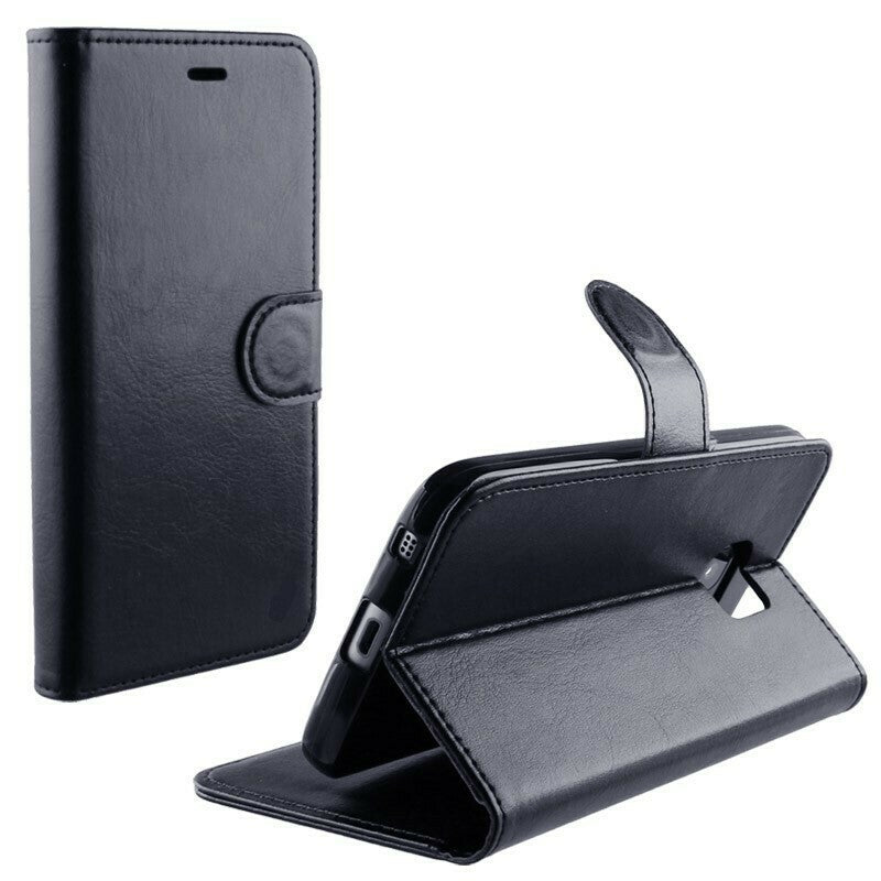 Mobile Premium Qualitiy Book Cover for MOTO E20/30/40 Black 