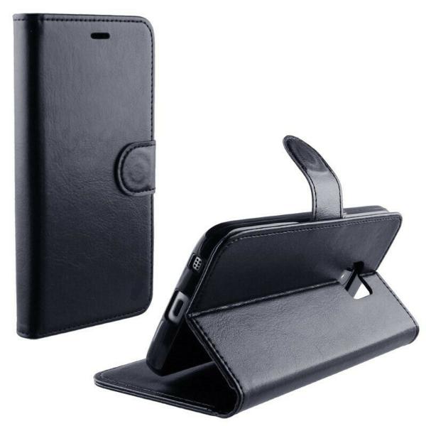 Mobile Premium Qualitiy Book Cover for TCL 20Y Black 