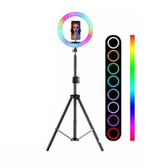 The Mohrim MJ-36 RGB Colors LED Ring Light for Camera Smartphones with Remote (14")