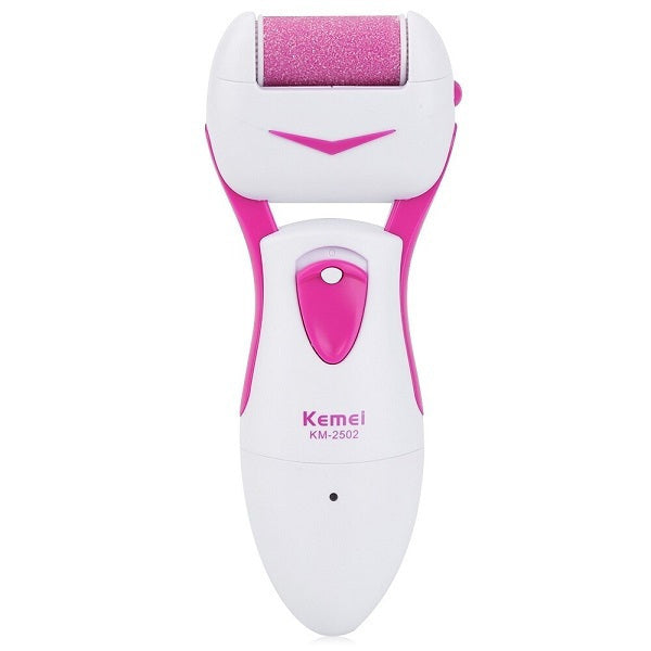 Kemei KM - 2502X New 3 in 1 Portable Electric Lady Foot Callus Remover with 2 Replaceable Heads 